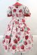 画像2: Angelic Pretty / Fresh Strawberry Dinerワンピース  赤 I-25-02-09-044-AP-OP-HD-ZY (2)