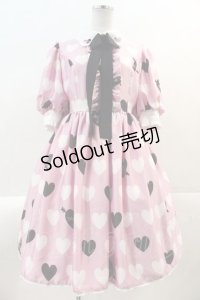Angelic Pretty / Dolly Heartワンピース  ピンク I-25-02-09-047-AP-OP-HD-ZY