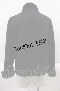 画像2: 【SALE】INGEBORG / ファー襟ウサギチャーム付きZIPブルゾン M ブラック I-25-02-09-068-LO-JA-HD-ZT-C018