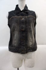 画像3: 【SALE】PINK HOUSE / ミニジャケット&ノースリーブトップスセットアップ M ブラックデニム I-25-02-09-070-LO-JA-HD-ZTC017 (3)