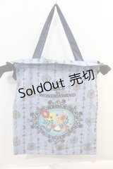 axes femme / ALICE in WONDERLANDリボントートバッグ  サックス I-25-02-09-094-AX-BG-HD-ZT208
