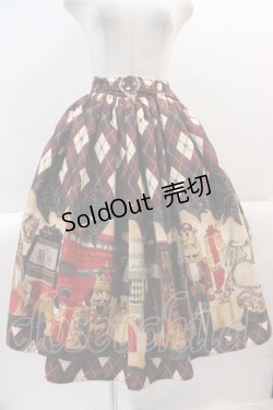 画像1: ALICE and the PIRATES / Nostalgic Gift〜くるみ割り人形と大切な想い出〜ロングスカート  茶 I-25-02-11-051-PA-SK-HD-ZI