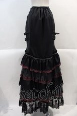 画像2: ALICE and the PIRATES / Under the Rose〜闇の使者と薔薇の刻印〜マーメイドスカート  黒Ｘ紫 I-25-02-11-053-PA-SK-HD-ZY (2)