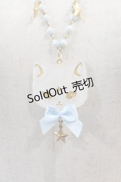 画像1: Angelic Pretty / Milk Catネックレス  ゴールド I-25-02-11-077-AP-AC-HD-ZI