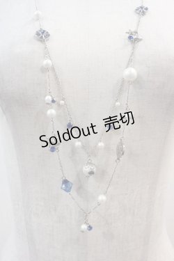 画像3: axes femme / マリンモチーフロングネックレス  シルバーＸ青 I-25-02-11-079-AX-AC-HD-ZI