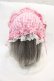 画像3: BABY,THE STARS SHINE BRIGHT / Sweet Gingham Dollボンネット  ピンクＸ白 I-25-02-11-095-BA-AC-HD-ZI (3)