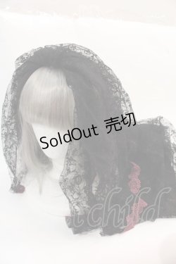 画像1: ALICE and the PIRATES / Under the Rose〜闇の使者と薔薇の刻印〜ロングベール  黒Ｘ紫 I-25-02-11-102-PA-AC-HD-ZI