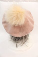 画像3: 【SALE】LOLITAその他(お買取対象外) / ファーポンポンベレー  ピンクＸアイボリー I-25-02-11-109-LO-AC-HD-ZTK011 (3)