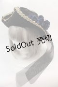 ALICE and the PIRATES / Prince of precious stoneハット  黒Ｘ紫 I-25-02-11-113-PA-AC-HD-ZI
