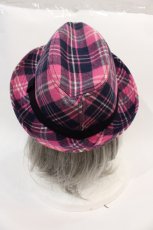 画像3: 【SALE】GOTHPUNKその他(買取対象外) / チェックハット  ピンクチェック I-25-02-11-114-EL-AC-HD-ZTK011 (3)