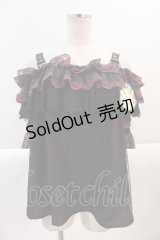 ALICE and the PIRATES / Under the Rose〜闇の使者と薔薇の刻印〜プルオーバー  黒Ｘ紫 I-25-02-11-014-PA-TO-HD-ZI