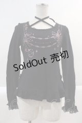Angelic Pretty / トウィンクルネックレスプリントカットソー  クロ I-25-03-02-005-AP-TO-HD-ZI