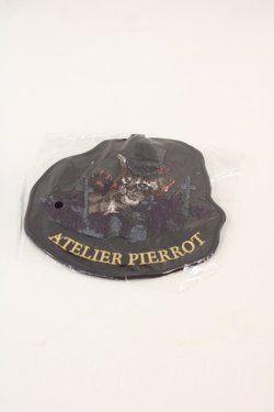 画像1: ATELIER PIERROT / パスケース  黒 I-25-03-02-051-EL-ZA-HD-ZI