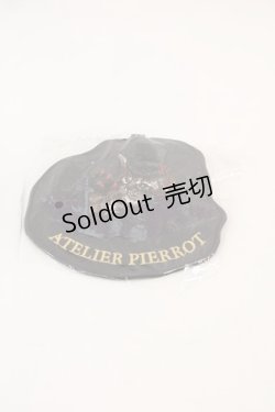 画像1: ATELIER PIERROT / パスケース  黒 I-25-03-02-051-EL-ZA-HD-ZI