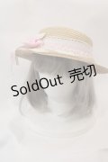 Angelic Pretty / マーガレットドールストローハット  アイボリー I-25-03-02-056-AP-AC-HD-ZI