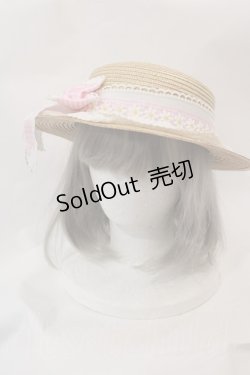画像1: Angelic Pretty / マーガレットドールストローハット  アイボリー I-25-03-02-056-AP-AC-HD-ZI