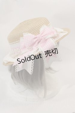 画像2: Angelic Pretty / マーガレットドールストローハット  アイボリー I-25-03-02-056-AP-AC-HD-ZI