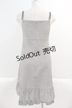 画像2: Emily Temple cute / 千鳥キャミワンピース  黒X白Xブラウン I-25-03-02-021-ET-OP-HD-ZI