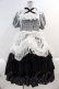 画像1: Vallee lys / Mellow Melody Dress  黒Ｘ白 I-25-03-02-023-EL-OP-HD-ZI (1)