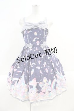 画像1: Angelic Pretty / MilkyPlanetジャンパースカート  ネイビー I-25-03-02-026-AP-OP-HD-ZI