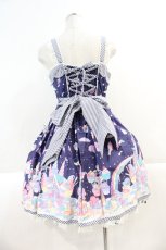 画像2: Angelic Pretty / MilkyPlanetジャンパースカート  ネイビー I-25-03-02-026-AP-OP-HD-ZI (2)