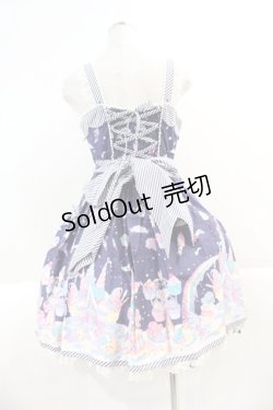 画像2: Angelic Pretty / MilkyPlanetジャンパースカート  ネイビー I-25-03-02-026-AP-OP-HD-ZI