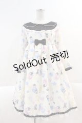 Angelic Pretty / Cosmetic Bunnyワンピース  アイボリー I-25-03-02-032-AP-OP-HD-ZI