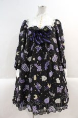 画像1: Angelic Pretty / Halloween Treatsワンピース  黒 I-25-03-02-033-AP-OP-HD-ZI (1)
