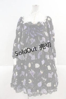 画像1: Angelic Pretty / Halloween Treatsワンピース  黒 I-25-03-02-033-AP-OP-HD-ZI