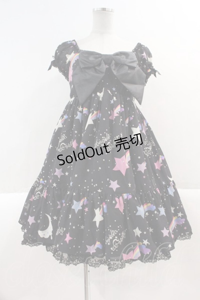 画像1: Angelic Pretty / Dream Skyワンピース  黒 I-25-03-02-034-AP-OP-HD-ZI (1)