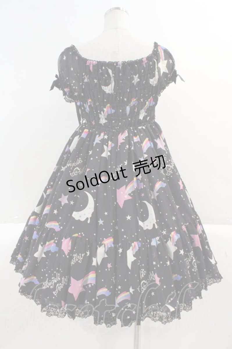 画像2: Angelic Pretty / Dream Skyワンピース  黒 I-25-03-02-034-AP-OP-HD-ZI (2)