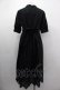 画像2: Jane Marple / Monogram-lace Clara dress  ブラック I-25-03-05-057-JM-OP-HD-ZI (2)