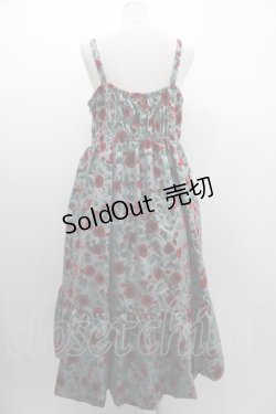 画像2: Jane Marple Dans Le Salon / Winter daisy strap dress  グレー I-25-03-05-062-JM-OP-HD-ZI
