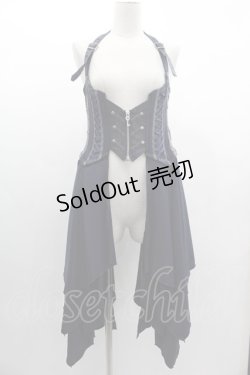 画像1: Rozen Kavalier / 鍵モチーフZIPロングビスチェ  ネイビー I-25-03-05-075-OO-JA-HD-ZI