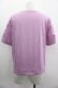 画像2: Jane Marple Dans Le Salon / Theme print T-shirt  ラベンダー I-25-03-05-008-JM-TS-HD-ZI (2)