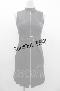 画像1: alice auaa / 切替タイトワンピース 3 黒 I-25-03-05-080-AA-OP-HD-ZI