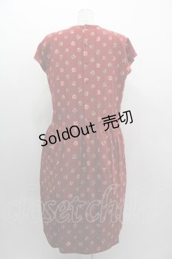 画像2: PINK HOUSE / チェックまる柄ワンピース  赤 I-25-03-05-082-LO-OP-HD-ZI