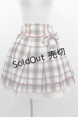 Angelic Pretty / タータンチェックレッスンスカート  アイボリーチェック I-25-03-05-083-AP-SK-HD-ZI