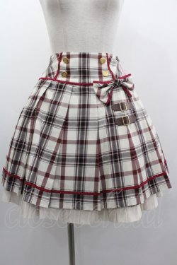 画像1: Angelic Pretty / タータンチェックレッスンスカート  アイボリーチェック I-25-03-05-083-AP-SK-HD-ZI
