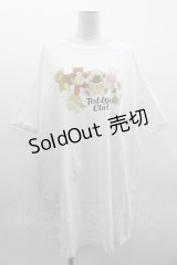Candy Stripper / TEDDY CLUB BIG BIG TEE 2 ホワイト I-25-03-05-017-PU-TS-HD-ZI