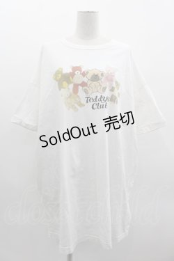 画像1: Candy Stripper / TEDDY CLUB BIG BIG TEE 2 ホワイト I-25-03-05-017-PU-TS-HD-ZI
