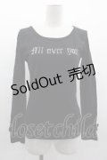 HELL CAT PUNKS / All over youTシャツ  ブラック I-25-03-05-021-PU-TS-HD-ZI
