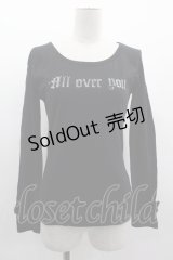 HELL CAT PUNKS / All over youTシャツ  ブラック I-25-03-05-021-PU-TS-HD-ZI