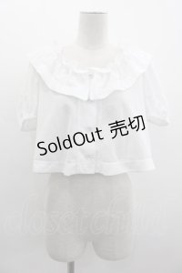 MILK / プチロックブラウス  白 I-25-03-05-003-ML-BL-HD-ZI