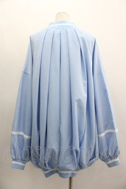 画像2: KINGLYMASK KMK / ZIP袖ブルゾン  サックスＸ白 I-25-03-05-036-PU-JA-HD-ZI