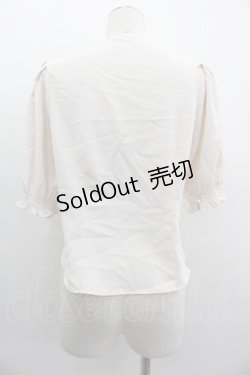 画像2: an another angelus / ダイヤ開きローズ刺繍ブラウス F アイボリー I-25-03-05-004-CA-BL-HD-ZI