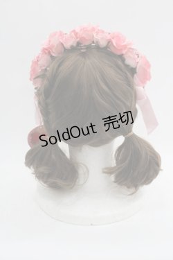 画像2: BABY,THE STARS SHINE BRIGHT / Rose Bouquetカチューシャ  ピンク I-25-03-08-031-BA-AC-HD-ZI