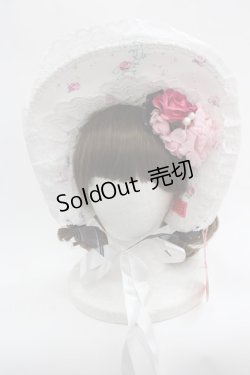 画像1: BABY,THE STARS SHINE BRIGHT / 眠れる森の美女 Pop  up Labyrinth 柄ボンネット  オフ白 I-25-03-08-041-BA-AC-HD-ZI