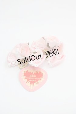 画像1: BABY,THE STARS SHINE BRIGHT / Rose Bouquetリボンコーム  ピンク I-25-03-08-050-BA-AC-HD-ZI