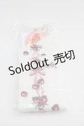 BABY,THE STARS SHINE BRIGHT / Strawberry Rose Bouquetオーバーニーソックス  白 I-25-03-08-068-BA-ZA-HD-ZI